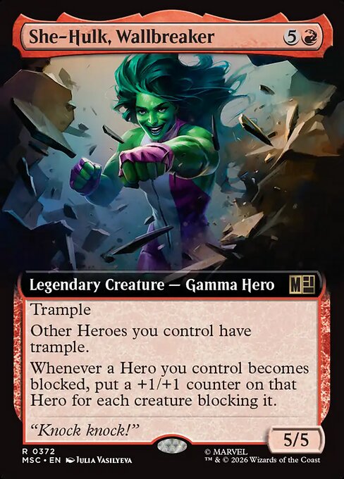 MSC: She-Hulk, Wallbreaker (Extended Art)
