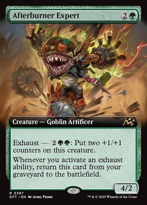 DFT: Afterburner Expert (Extended Art) (Foil)