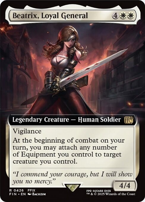 FIN: Beatrix, Loyal General (Extended Art) (Foil)