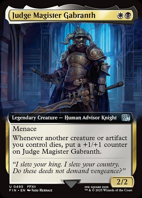 FIN: Judge Magister Gabranth (Extended Art)