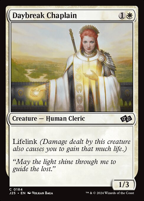 J25: Daybreak Chaplain