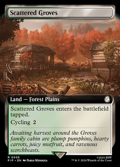 PIP: Scattered Groves (Extended Art) (Foil)