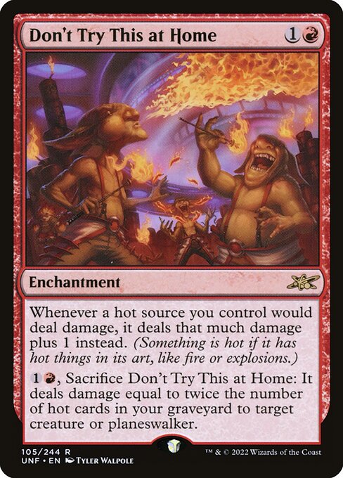 UNF: Don't Try This at Home (Foil)
