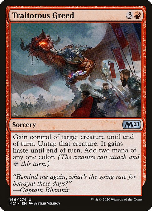 M21: Traitorous Greed