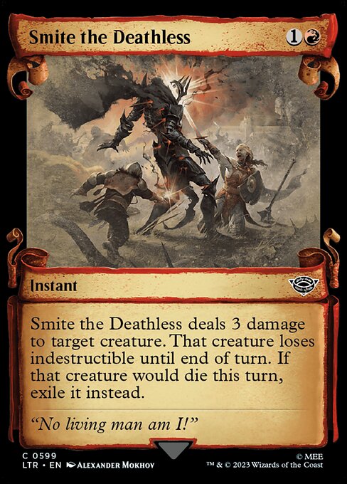 LTR: Smite the Deathless (Showcase Scrolls) (Foil)