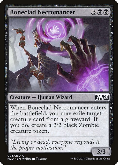 M20: Boneclad Necromancer (Foil)