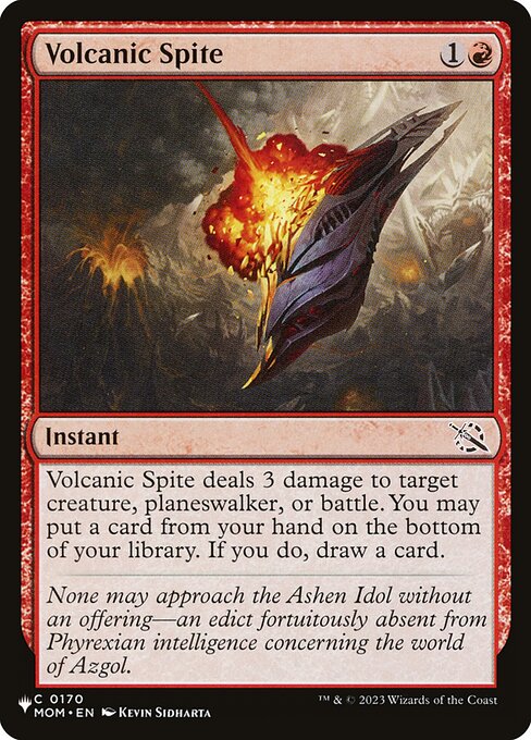 PLST: Volcanic Spite