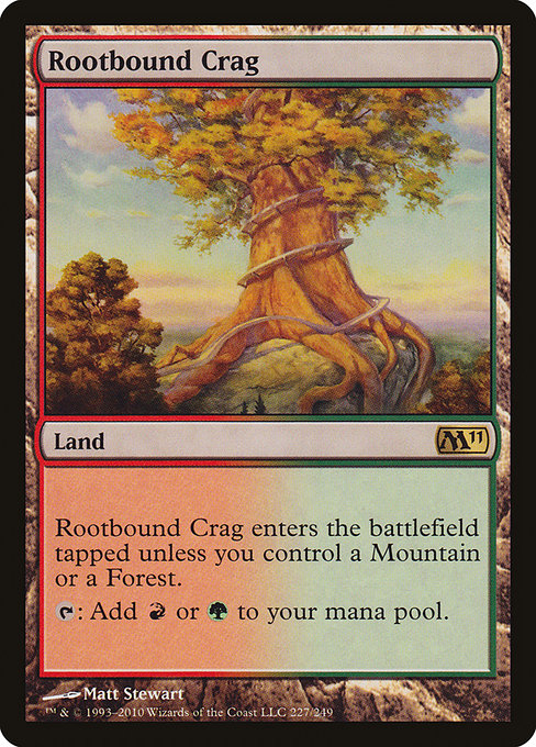 M11: Rootbound Crag (Foil)