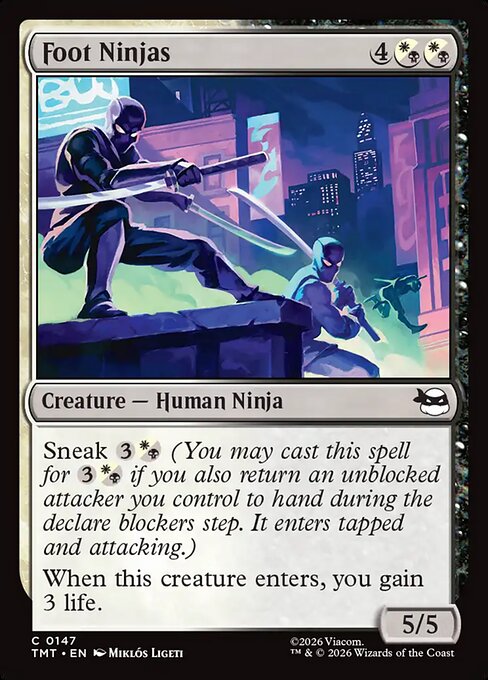 TMT: Foot Ninjas (Foil)