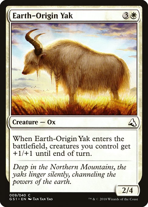 GS1: Earth-Origin Yak