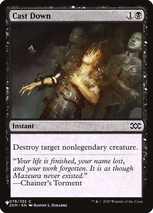 PLST: Cast Down (2XM)