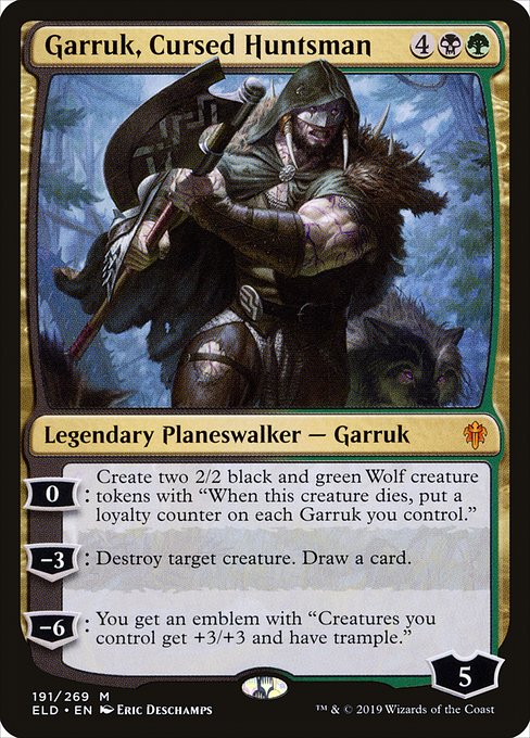 ELD: Garruk, Cursed Huntsman