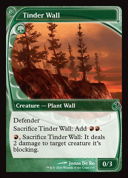MB2: Tinder Wall (Future Sight) (Foil)