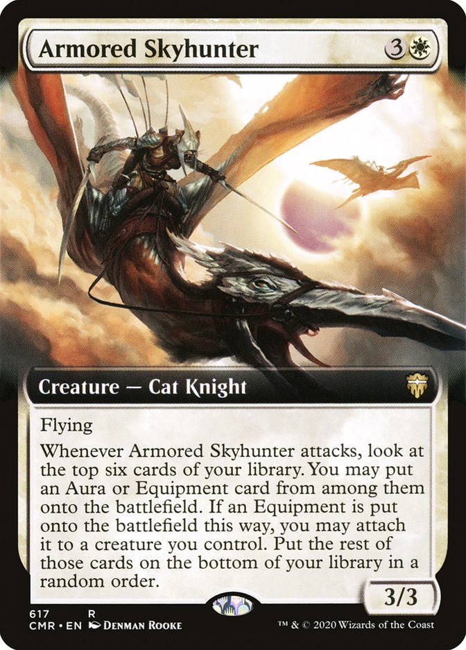Armored Skyhunter (Extended Art) [Foil] :: CMR
