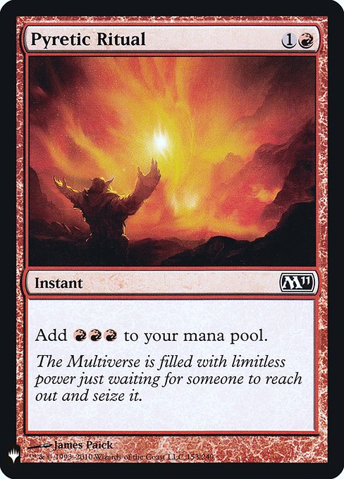 PLST: Pyretic Ritual (Foil)