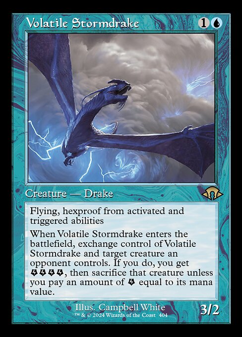 MH3: Volatile Stormdrake (Retro Frame)