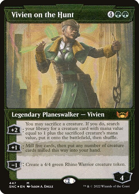 SNC: Vivien on the Hunt (Showcase) (Foil Etched)