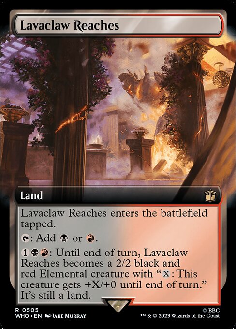 WHO: Lavaclaw Reaches (Extended Art)