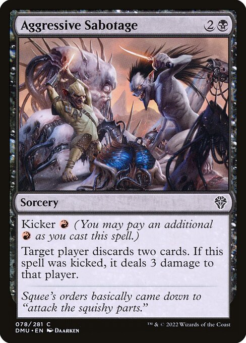 DMU: Aggressive Sabotage (Foil)