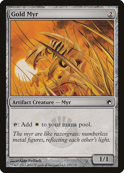 SOM: Gold Myr (Foil)