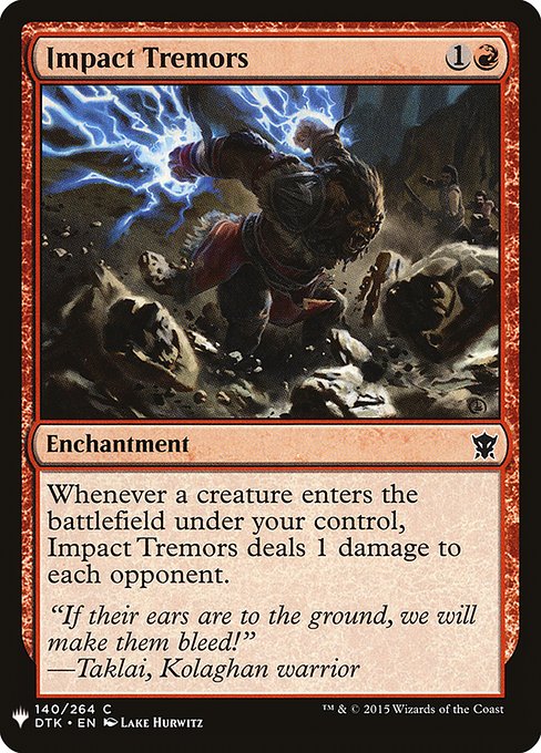 PLST: Impact Tremors