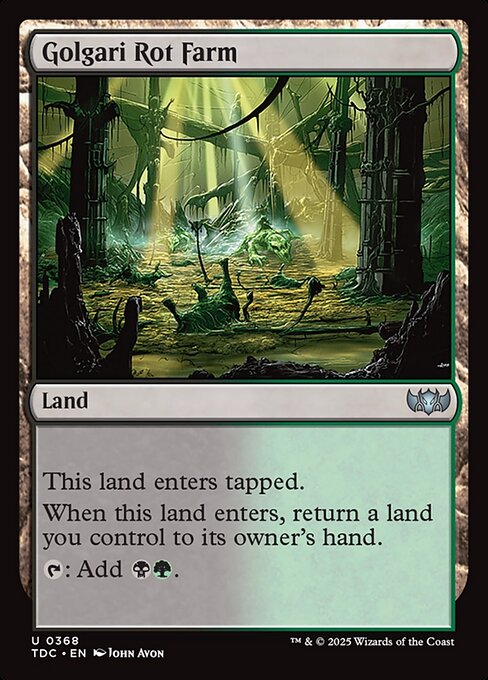 TDC: Golgari Rot Farm