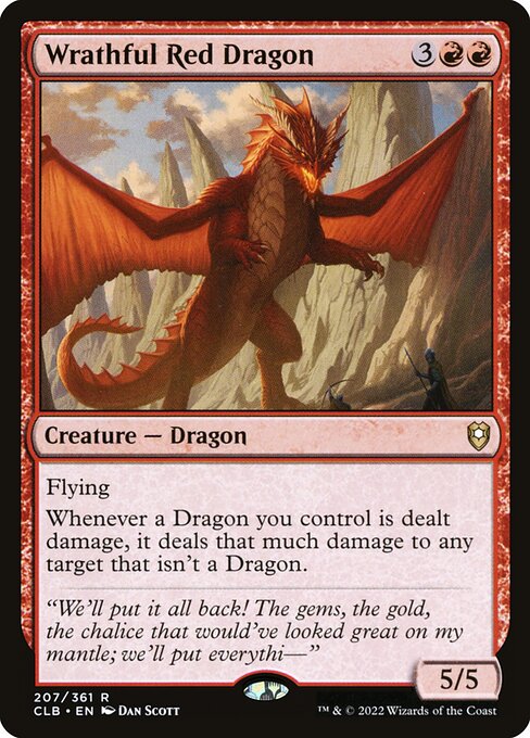 CLB: Wrathful Red Dragon (Foil)