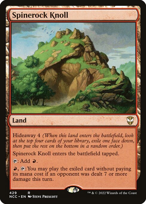 NCC: Spinerock Knoll