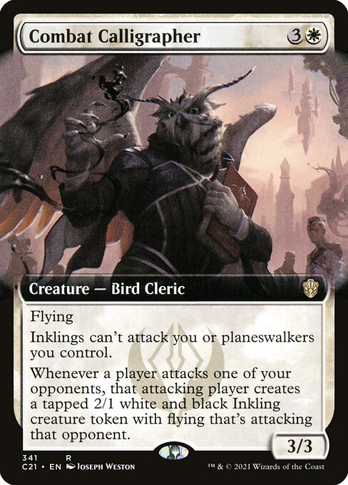 C21: Combat Calligrapher (Extended Art)