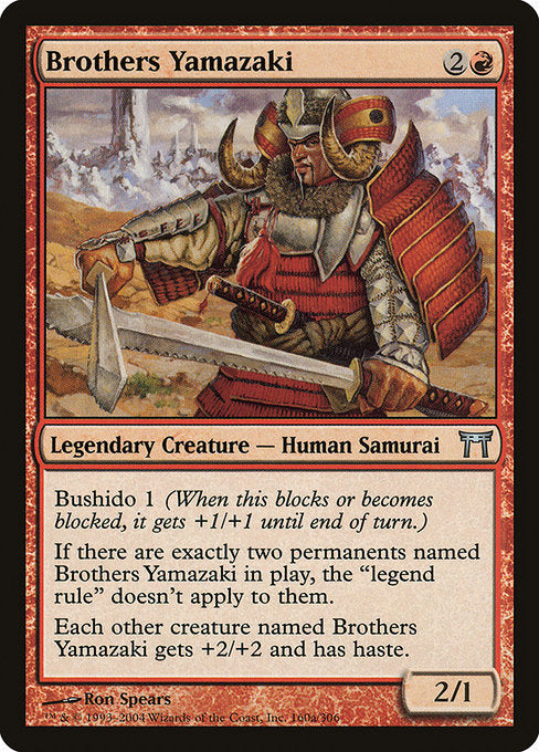 CHK: Brothers Yamazaki (160a Sword) (Foil)