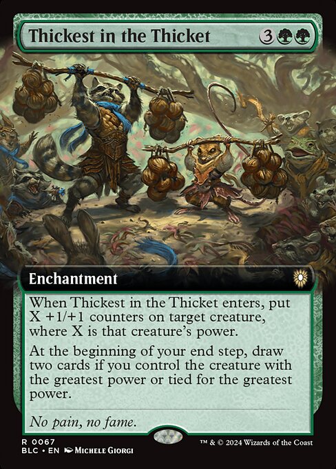 BLC: Thickest in the Thicket (Extended Art)