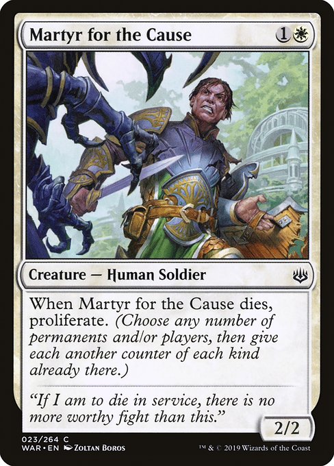 WAR: Martyr for the Cause (Foil)