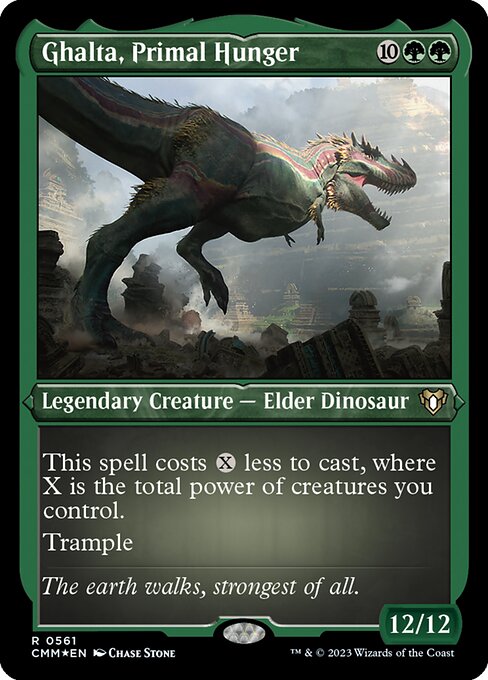 CMM: Ghalta, Primal Hunger (Foil Etched)