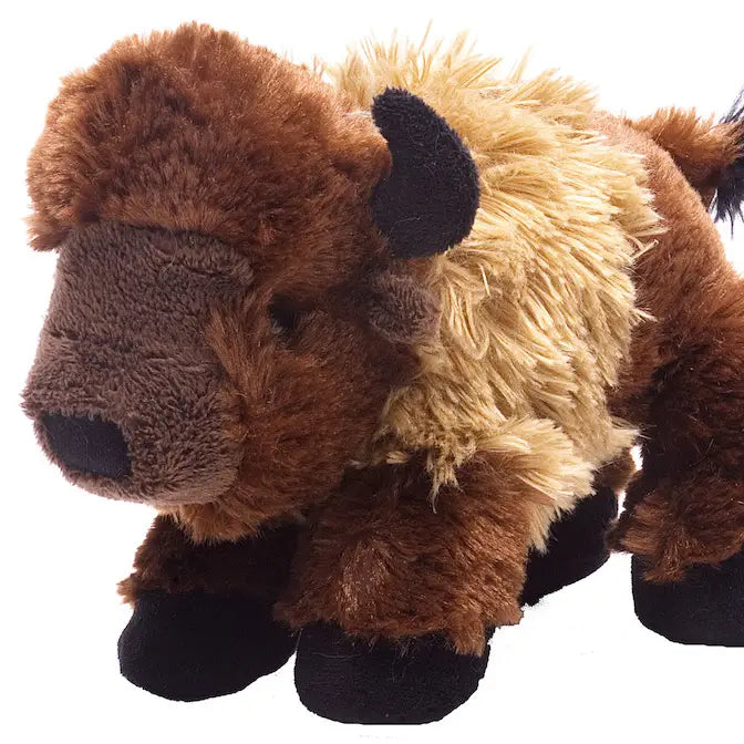 Hug'Ems-Mini Bison Stuffed Animal 7"