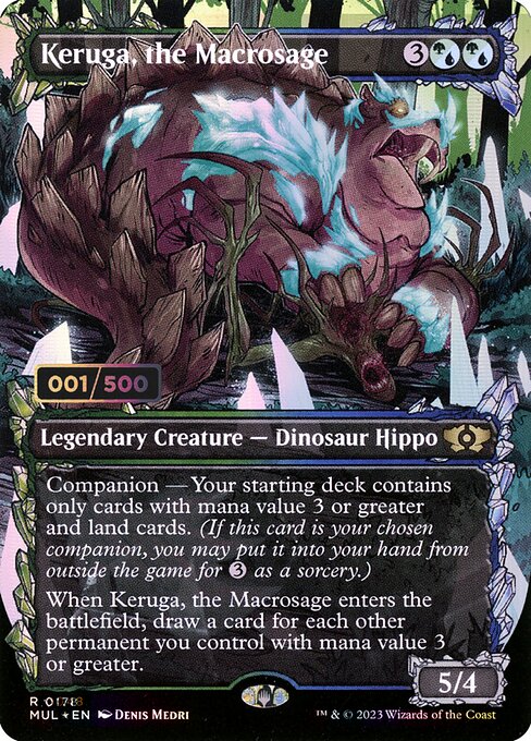 MUL: Keruga, the Macrosage (Serial Numbered) (Foil)
