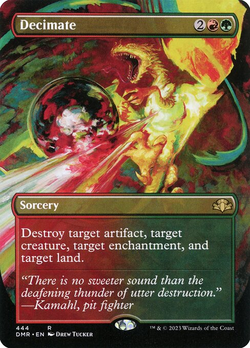 DMR: Decimate (Borderless) (Foil)
