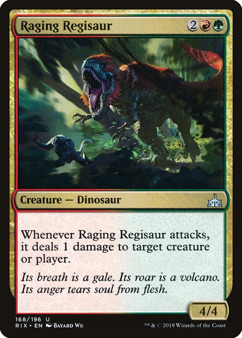 RIX: Raging Regisaur