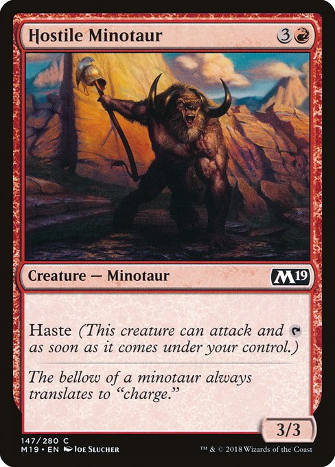 M19: Hostile Minotaur (Foil)