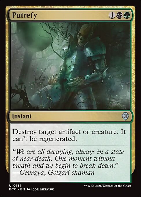 ECC: Putrefy
