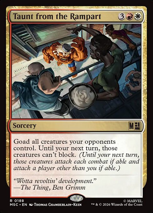 MSC: Taunt from the Rampart