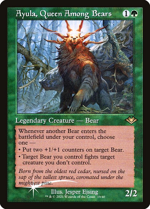 H1R: Ayula, Queen Among Bears (Retro Frame) (Foil Etched)