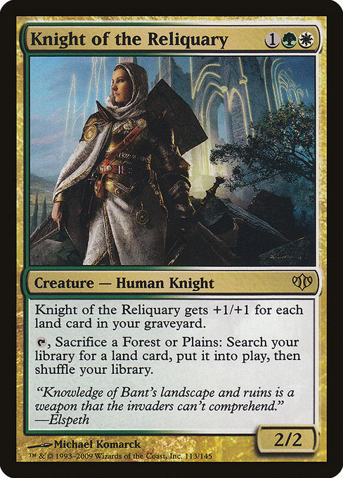 CON: Knight of the Reliquary (Foil)