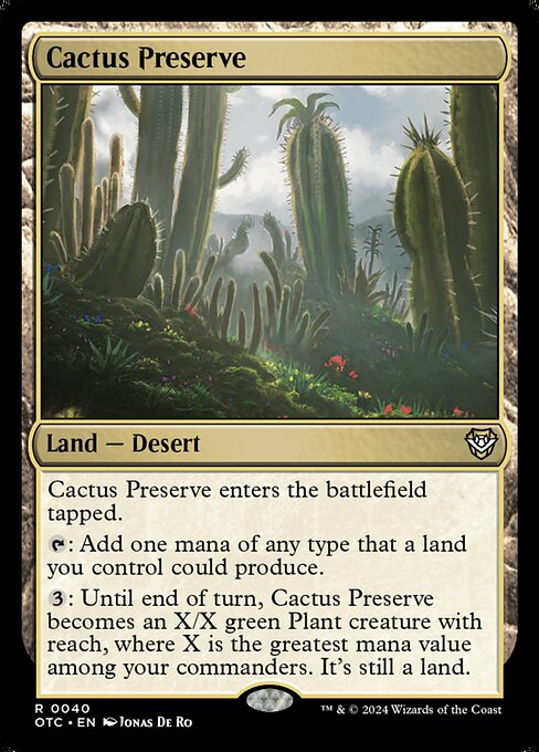 OTC: Cactus Preserve