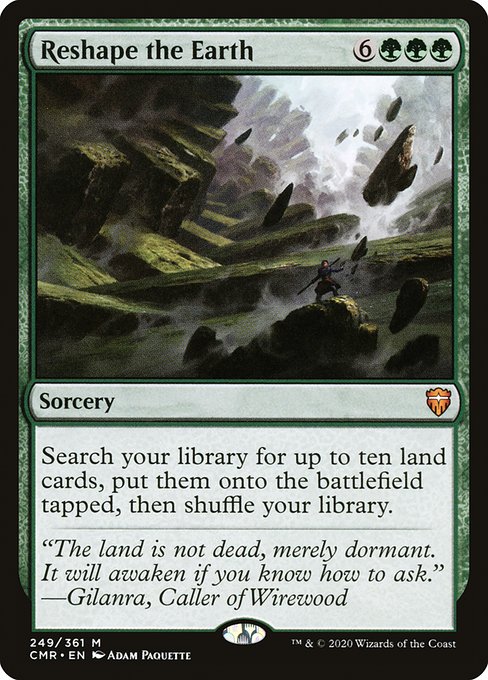 CMR: Reshape the Earth (Foil)