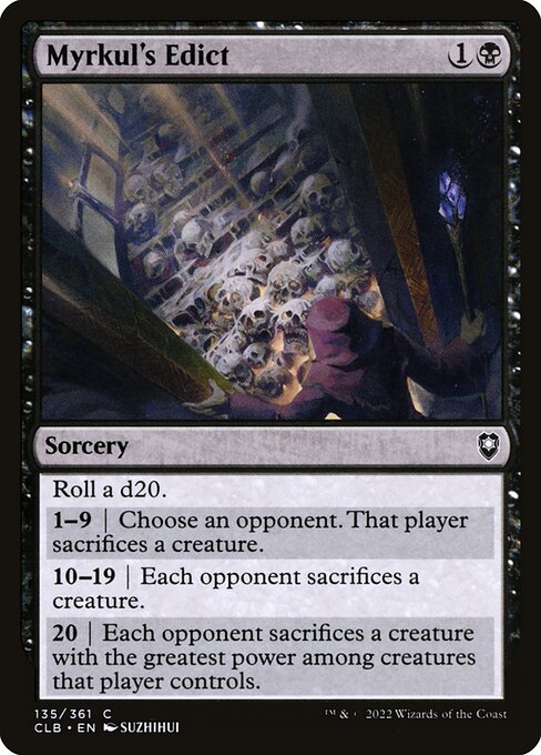 CLB: Myrkul's Edict (Foil)