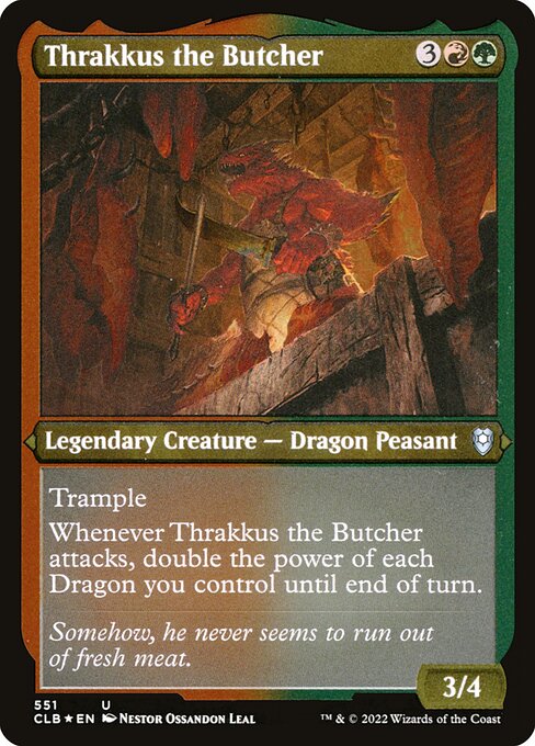 CLB: Thrakkus the Butcher (Foil Etched)
