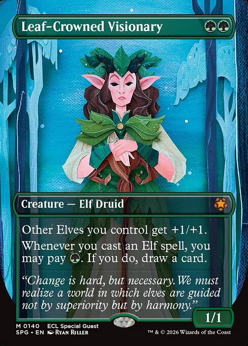 SPG: Leaf-Crowned Visionary (Borderless)