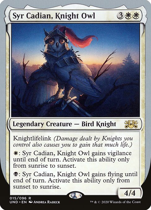 UND: Syr Cadian, Knight Owl