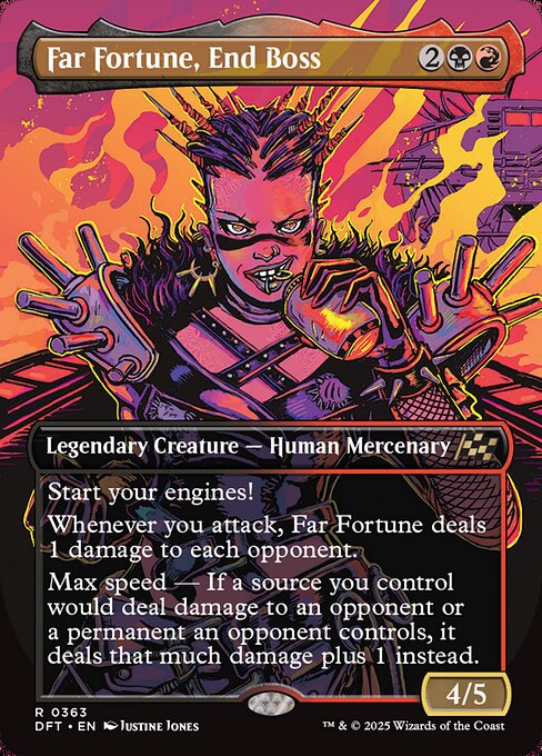 DFT: Far fortune, End Boss (Borderless) (Foil)
