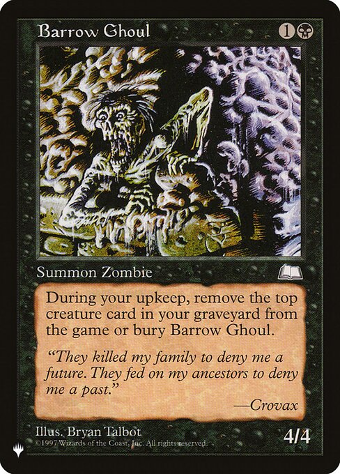 PLST: Barrow Ghoul